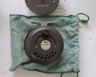 Hardy and Orvis fly reels