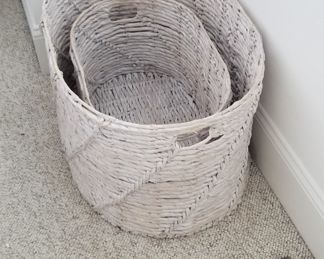 Oval nesting baskets