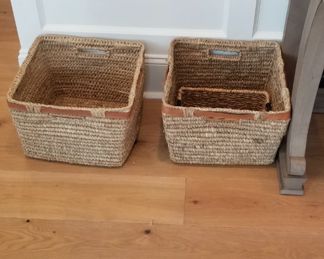Stylish storage baskets