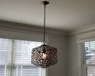 Confetti cube pendant light - large - two available