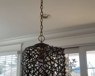Confetti cube pendant light - large - two available