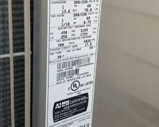 R410A mfg. June 2018