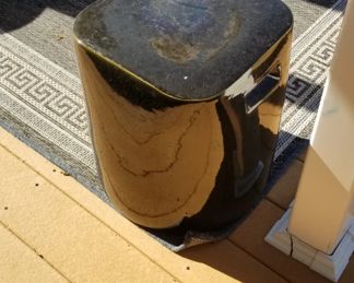 Ceramic garden stool