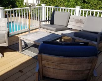 Jensen Leisure Furniture conversation set with swivel chairs