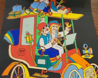 JOVAN OBICAN VINTAGE LITHOGRAPH signed and numbered