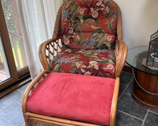 Fabulous Braxton Culler Rattan Set, Other chair and ottoman