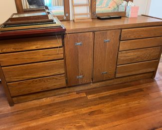 Mid-Century Modern Conant Ball Dresser Buffet Sideboard Server