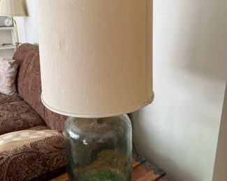 Large Glass Lamp