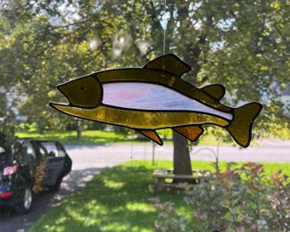 Stained glass fish
