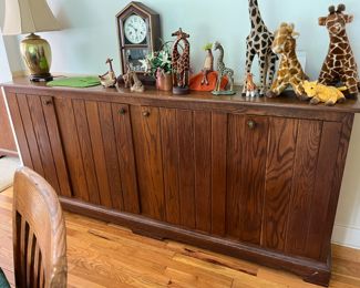 Beautiful buffet with lots of storage