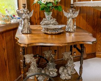 Tea cart, International Silver Co. Angels