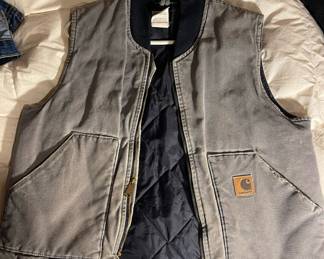 Carhartt Grey Insulated Work Vest