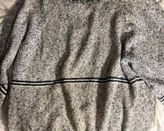 Reunion Grey/Black Knitted Sweater - Size L