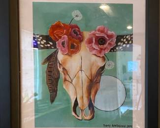Print of "Petal & Bone" Signed by Darcy Goedecke 