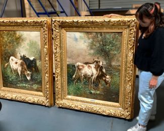 MONUMENTAL COW PAINTINGS