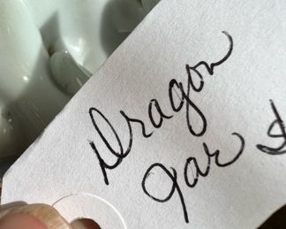 Chinese Dragon Pilgrim Bottle/Jar