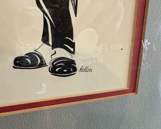 Caricature by Rollin Kirby