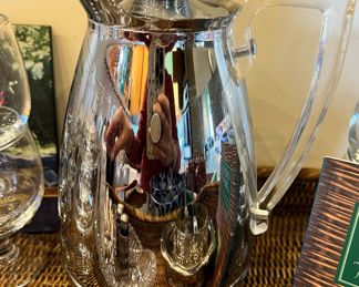 Insulated Pitcher Chrome Thermos Coffee Carafe