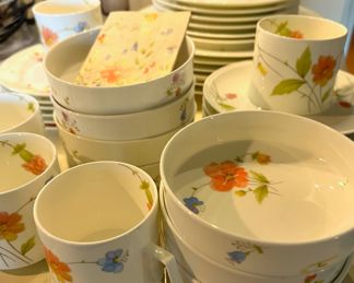 Mikasa Bone China "Just Flower" Dinnerware Set