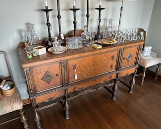 Ornately Carved Jacobean Sideboard