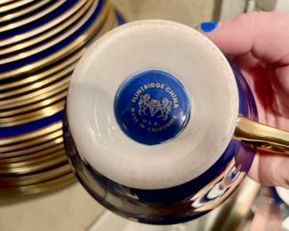Royal Blue Fintridge China