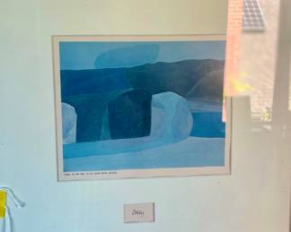 Valley to Sea, Oil on Wood Panel by Toni Oxley