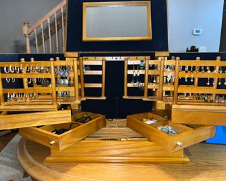 Amazing collection of 14k gold sterling silver and costume jewelry 