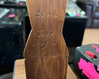 Jack Stogan Musqueam carving 