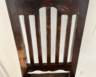 18th Century English Oak Hall Chair