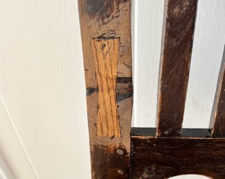 18th Century English Oak Hall Chair