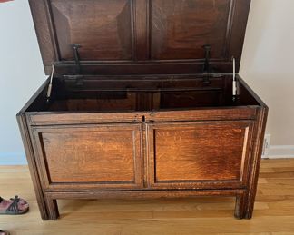 18th Century English Oak Blanket Chest
