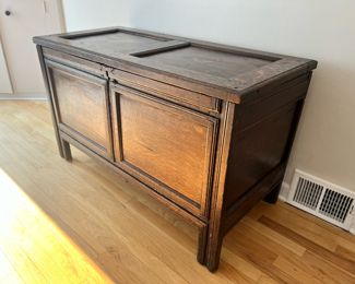 18th Century English Oak Blanket Chest
