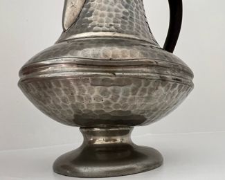 Trafalgar Hand Beaten Pewter Jug - 1024