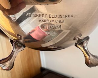 Silverplate Sheffield Silver Co. Sugar Bowl with Lid
