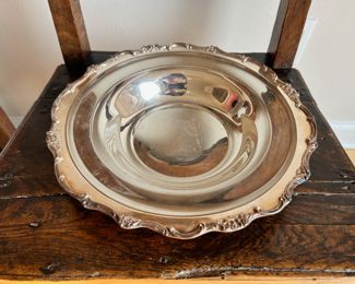 Webster Wilcox International Silver Serving Bowl/Tray - 757 D 