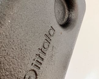 2 Iittala Cast Iron Candlestick Holders