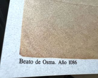 World Map of the Beatus of Liébana of Burgo de Osma - 1086