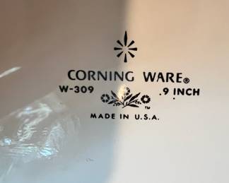 Corning Ware Pie Plate - Wheat Design