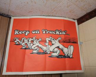Keep On Truckin' Poster