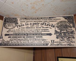 Vintage Levi's Advertisement