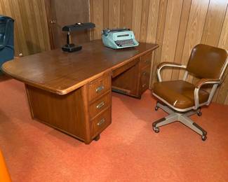 MCM Office Desk and Chair