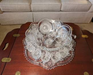Vintage Punch Bowl Set
