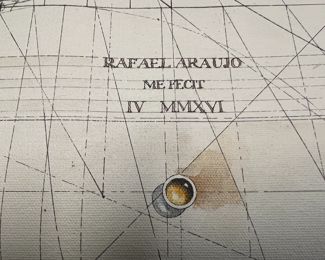 Rafael Araugo- Large Original- Monarch Mirror (40 x 60, Medium Original- The Shell, on Canvas to be framed, Limited Prints of Monarchs DH,