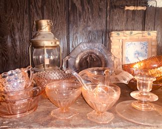 Pink Depression Glass