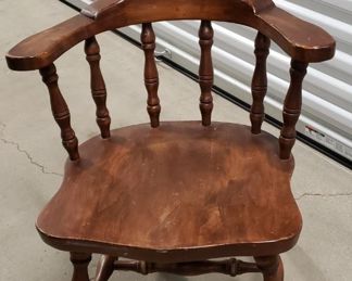 1 Solid Wood Captains Armchair  $45