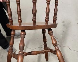 1 Solid Wood Captains Armchair  $45