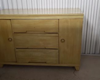 MCM Avocado Faux Finish Dresser Buffet/Credenza 50"W x 19.75"D x 33.5"H    $495