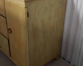 MCM Avocado Faux Finish Dresser Buffet/Credenza 50"W x 19.75"D x 33.5"H    $495