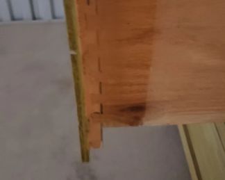 MCM Avocado Faux Finish Dresser Buffet/Credenza 50"W x 19.75"D x 33.5"H    $495