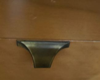 MCM Solid Wood Buffet Credenza with Original Hardware 5'W x 20"D x 31.75"H     $695